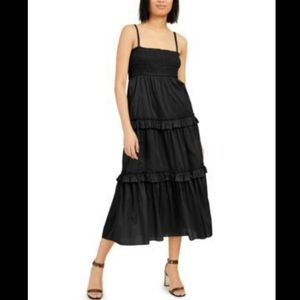 INC International Concepts Black Cotton Dress XS